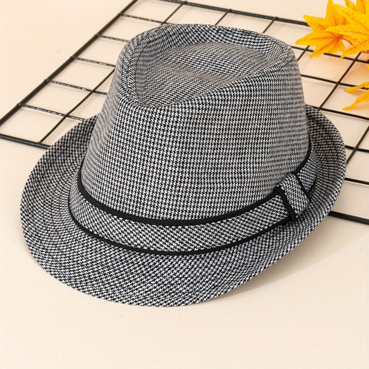 Four Seasons Usable Wide Brim Fedora Hat For Party Meeting