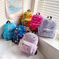 Small Dinosaur Pattern Backpack for Kids