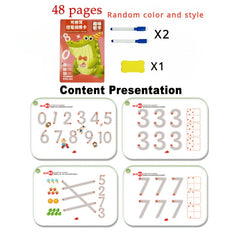 48 Page Kids' Drawing and Writing Kit with Erasable Pen