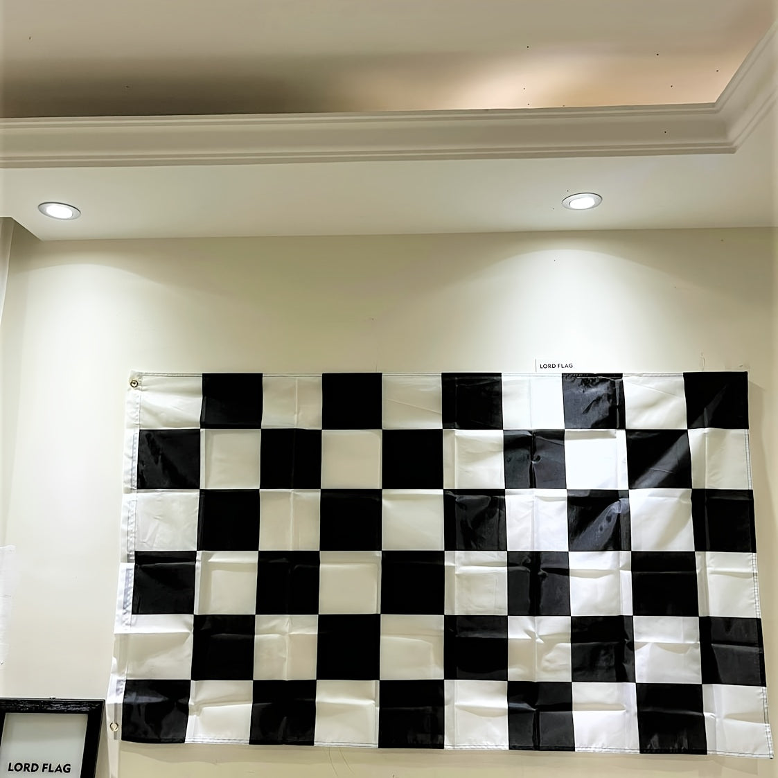 Checkered Racing Flag 100% Polyester 60x90cm 90x150cm Classic Race Start Banner