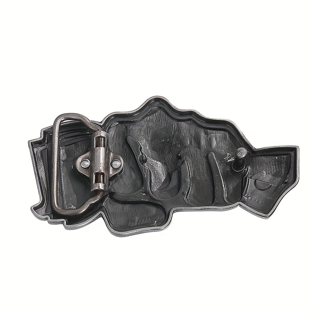 100 Dollar Bills Demon Skull Rings Metal Belt Buckle Gothic Hip hop Rock
