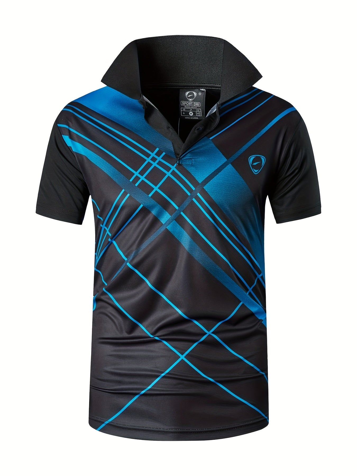 Men's Quick Dry Sports Shirt for Tennis Golf Bowling