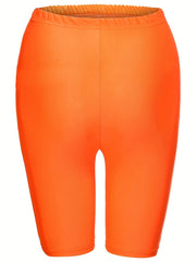 High Waist Short Leggings Slim Casual Bike Shorts Women's Clothing