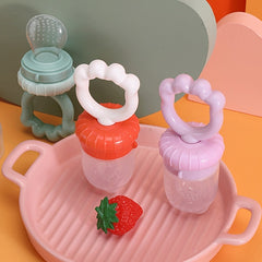 Baby Silicone Mesh Bag for Fruit & Vegetable Eating, Cat Claw Shape Pacifier