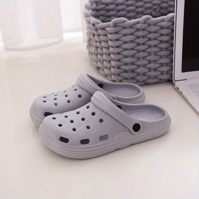 Men's Closed Toe Garden Clogs Soft Sole Slip-On Sandals