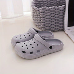 Men's Closed Toe Garden Clogs Soft Sole Slip-On Sandals