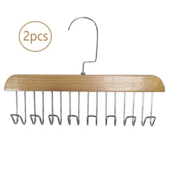 2pcs 8 Hook Underwear & Hat Storage Hanger with Hat Rack