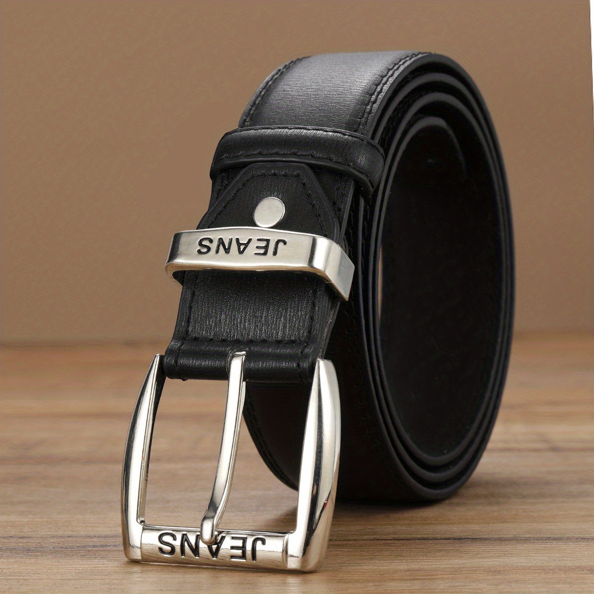 Men's Engraved Leather Belt