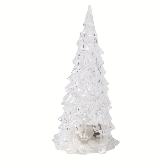Acrylic Christmas Tree Colorful Night Light Crystal Christmas Tree Night Light
