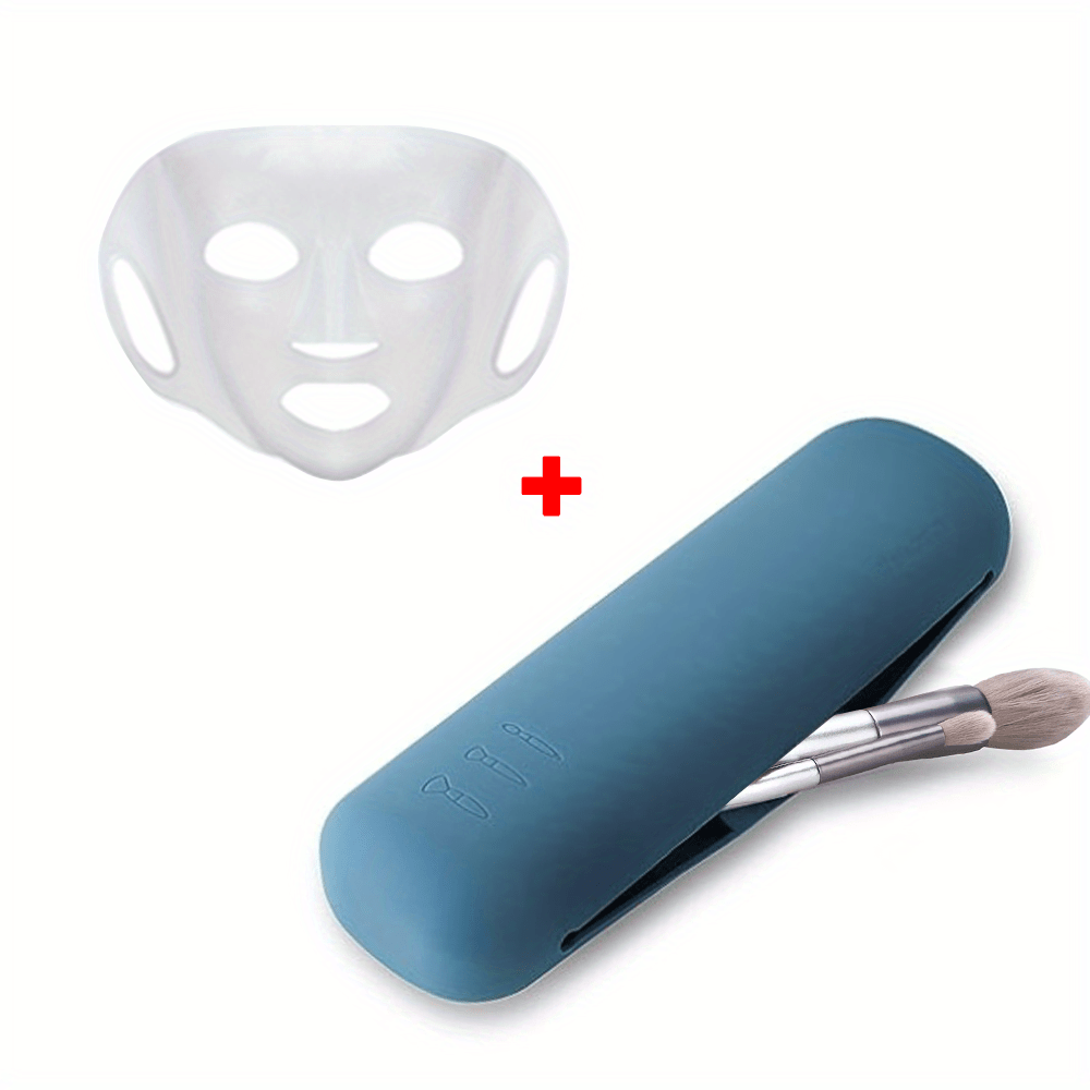 Silicone Makeup Brush Travel Case Waterproof Holder, 13 Colors