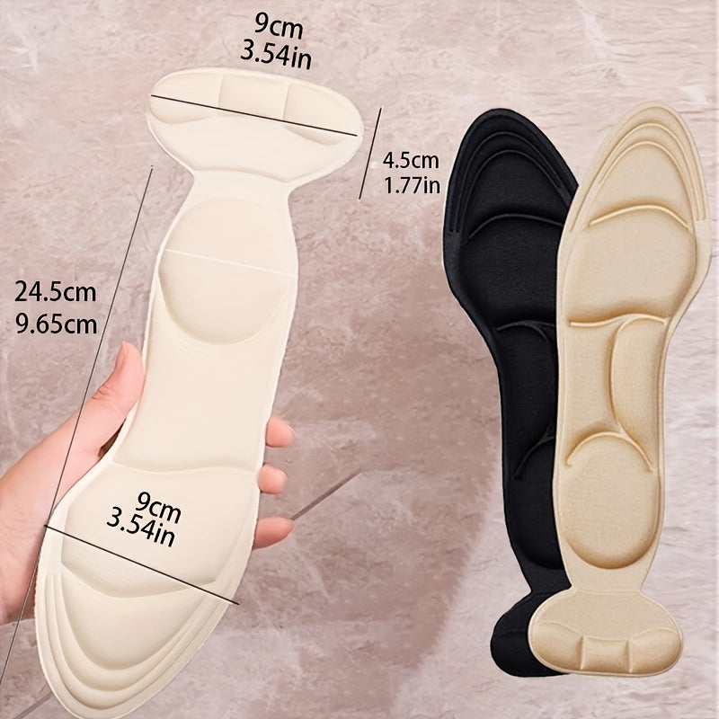 Breathable Cuttable Insoles for High Heeled Shoes Women 13-39in