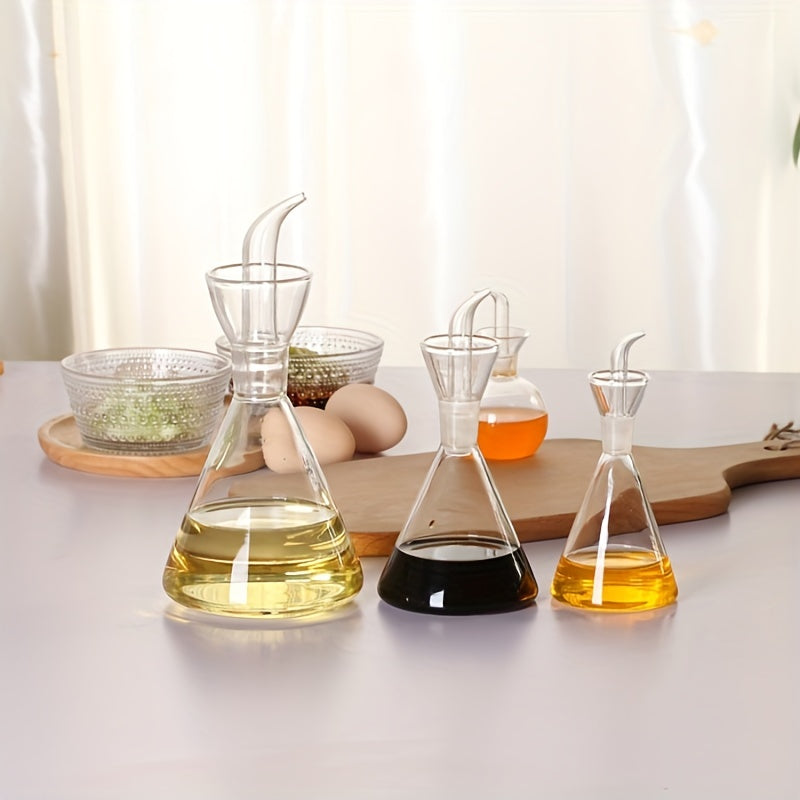 1pc Leak Proof Glass Bottle Soy Sauce Vinegar Dispenser