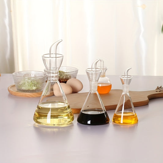 1pc Leak Proof Glass Bottle Soy Sauce Vinegar Dispenser