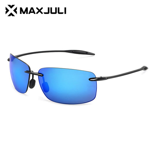 JULI Tr90 Rimless Sports Sunglasses for Men and Women - MJ8009 B