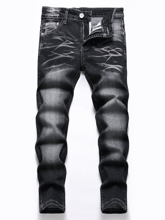 Boys Denim Pants Straight Cut Jeans for Spring and Autumn Kids Clothes