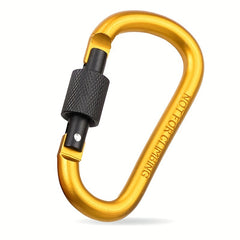 Aluminum Carabiner Outdoor Safety Buckle with Keychain