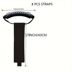 3pcs Storage Straps With Handle Extension Cord Organizers