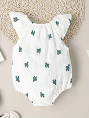 Cute Baby Girl Onesies Assorted Fly Sleeve Designs