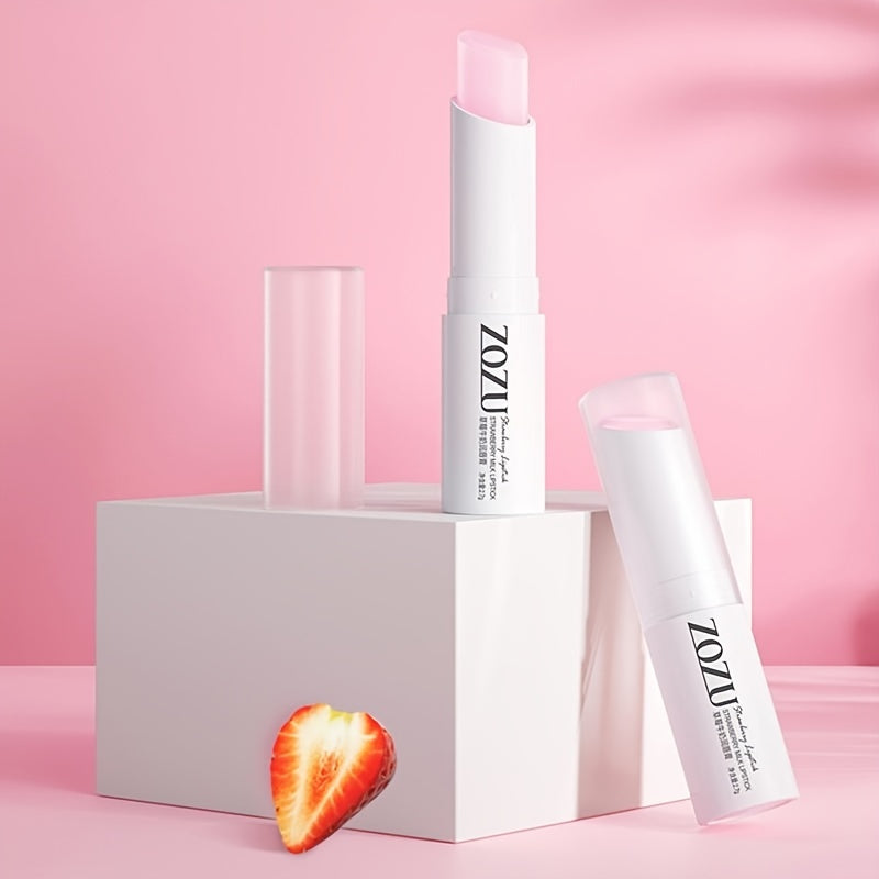 Strawberry Lip Balm Moisturizing Lip Care Hydrates Cracked Lips