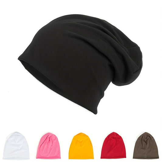 Thin Double Layered Beanie Hats For Men And Women