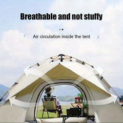Windproof Sunscreen Waterproof Tent for Outdoor Camping