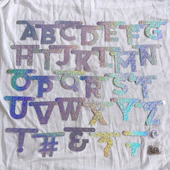 DIY Letter Character Paper Pull Flag Set for Birthday Party Decoration