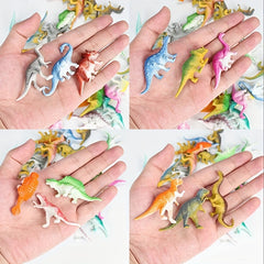 16pcs Mini Dinosaur Simulation Toy Solid Dinosaur Model Action Figures