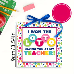 Teacher Appreciation Gift Tags Set