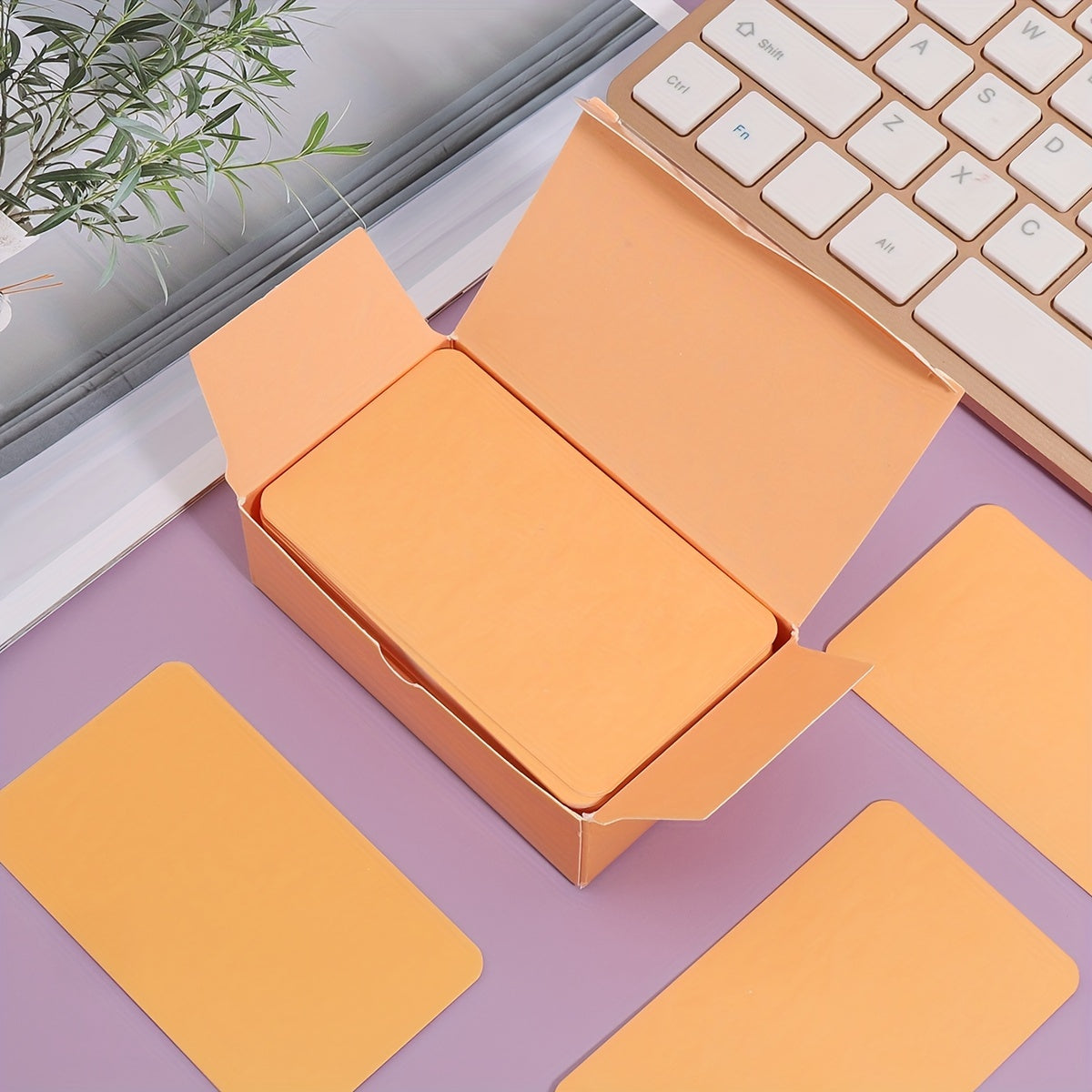 90pcs Office Supplies Set Desk Accessories Students DIY Business Cards