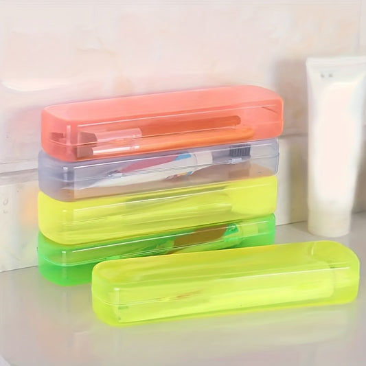 1PC Portable Toothbrush Organizer Lightweight Travel Storage Box