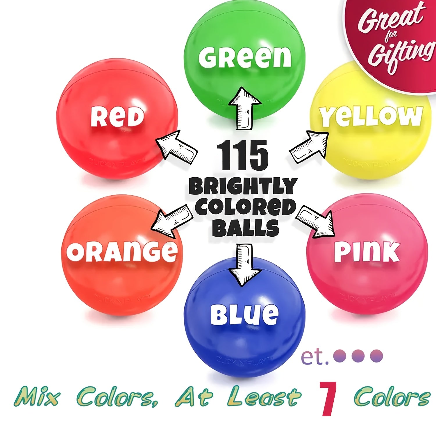 Soft Plastic Ball Pit Balls Non Toxic Colors Indoor Play