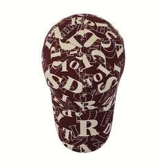 Hip Hop Letter Print Baseball Cap Couple Dad Hats Adjustable Breathable