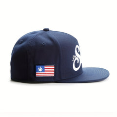 Stoned Embroidery Print Hip Hop Cap For Men Women