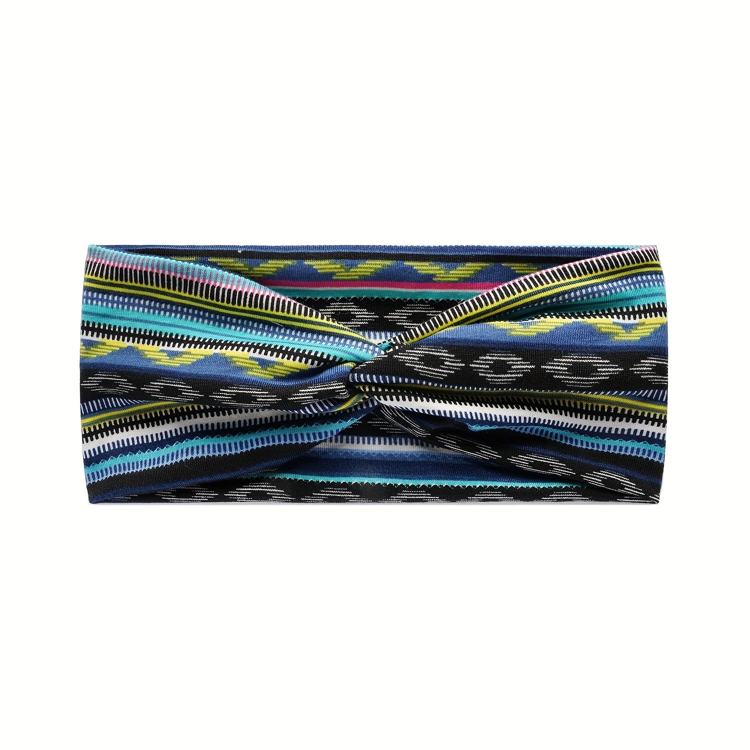 Colorful Striped Yoga Sports Headband Women's Hair Accessories