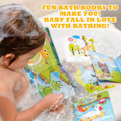 Interactive Bath Book & Floating Toy Set for Infants