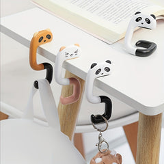 Portable Plastic Bag Animal Hook for Hanging Decorative Table Purse Bag