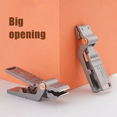 Crocodile Shaped Nail Clipper & File Set, High Steel, Portable & Ultra-thin