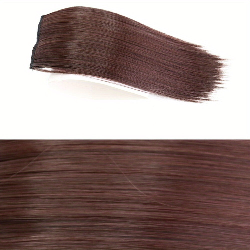 Invisible Clip In Hair Pad Straight Hair Extensions