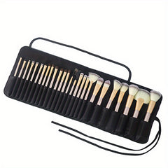 Roll Up Cosmetic Organizer Travel Portable Makeup Brush Organizer Bag Holder