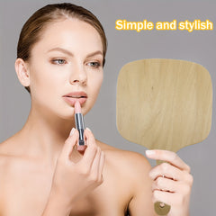 Natural Bamboo Handheld Mirror w/ Handle