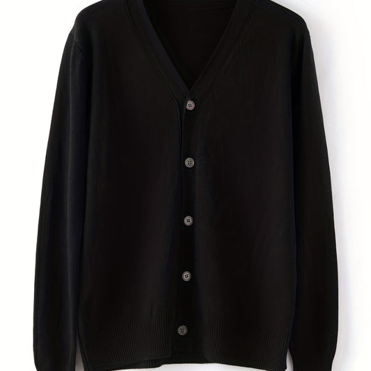 Men's Vintage Style V Neck Button Up Cardigan Coat