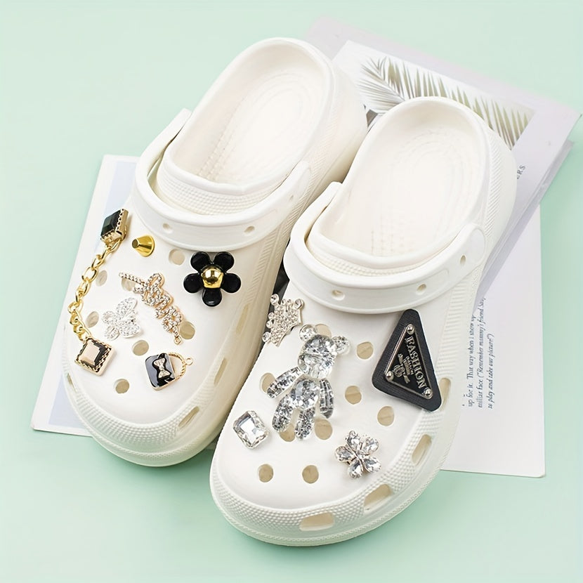 11pcs Bear Series Shoe Charms For Clogs DIY Shoes Accessories