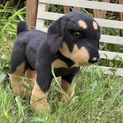 Realistic Plush Puppy Stuffed Animal Toy