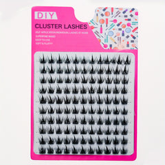 DIY 10mm Cluster Lashes Extensions C Curl 110pcs Soft Lightweight Home Use
