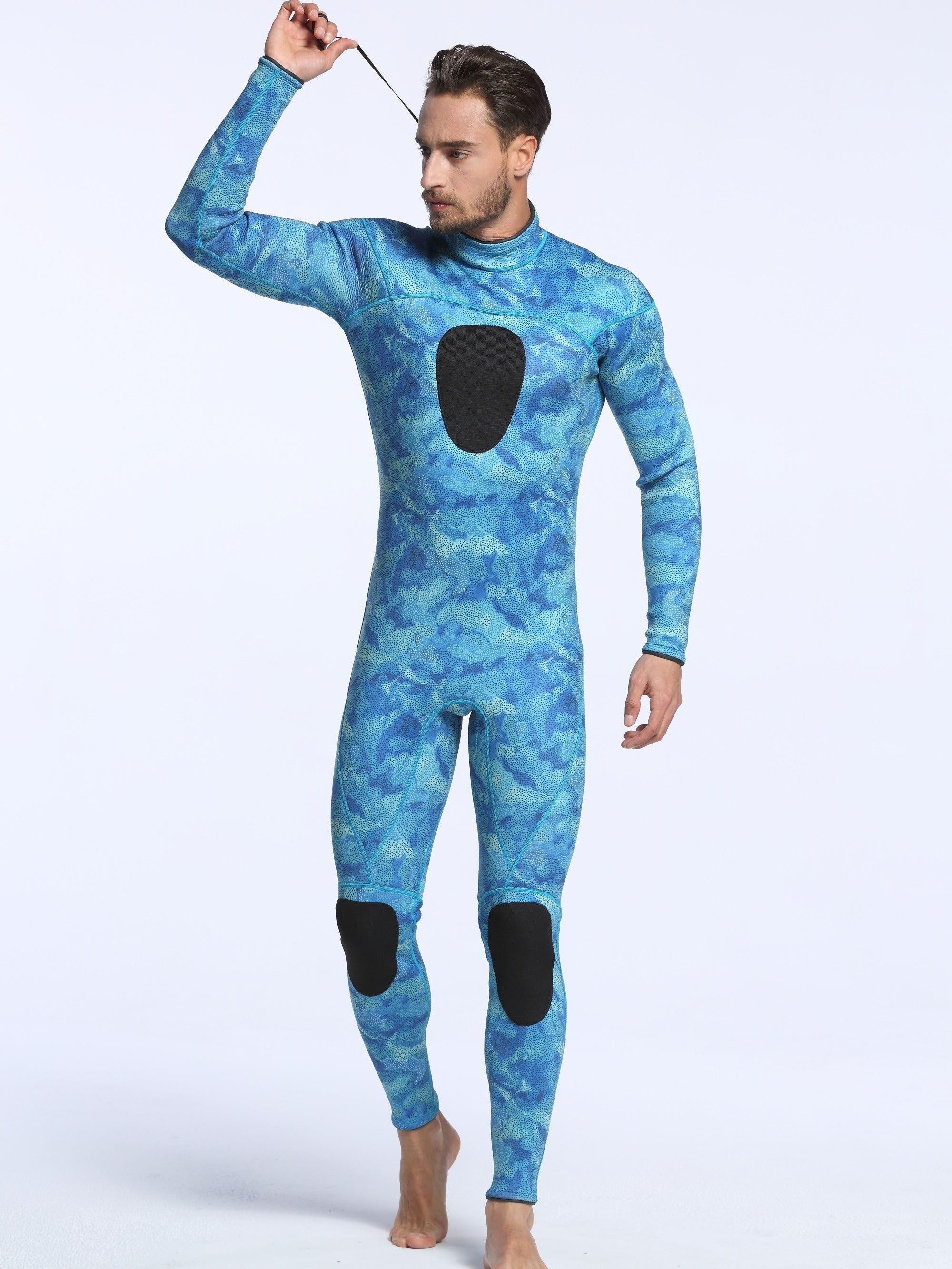 Men's 3mm Neoprene Diving Suit Warm Wetsuit