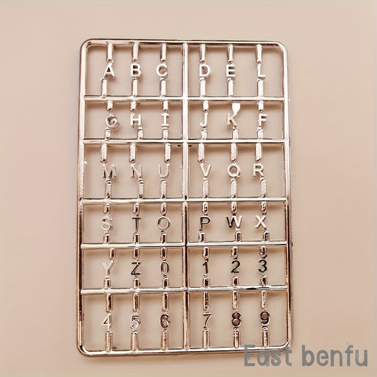Mini Alphabet Number Boards Set for Dollhouses DIY House Numbers