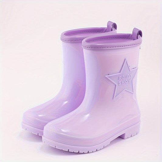 Women's Waterproof Rain Boots Wear Resistance Non Slip Water Shoes