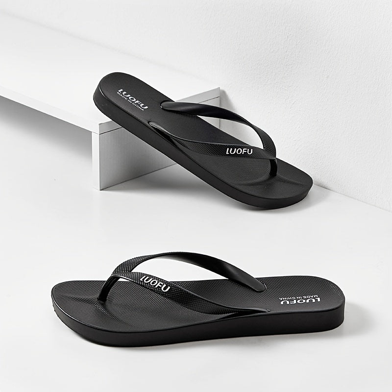LUOFU Men's Flip Flops Lightweight Non Slip Thong Sandals