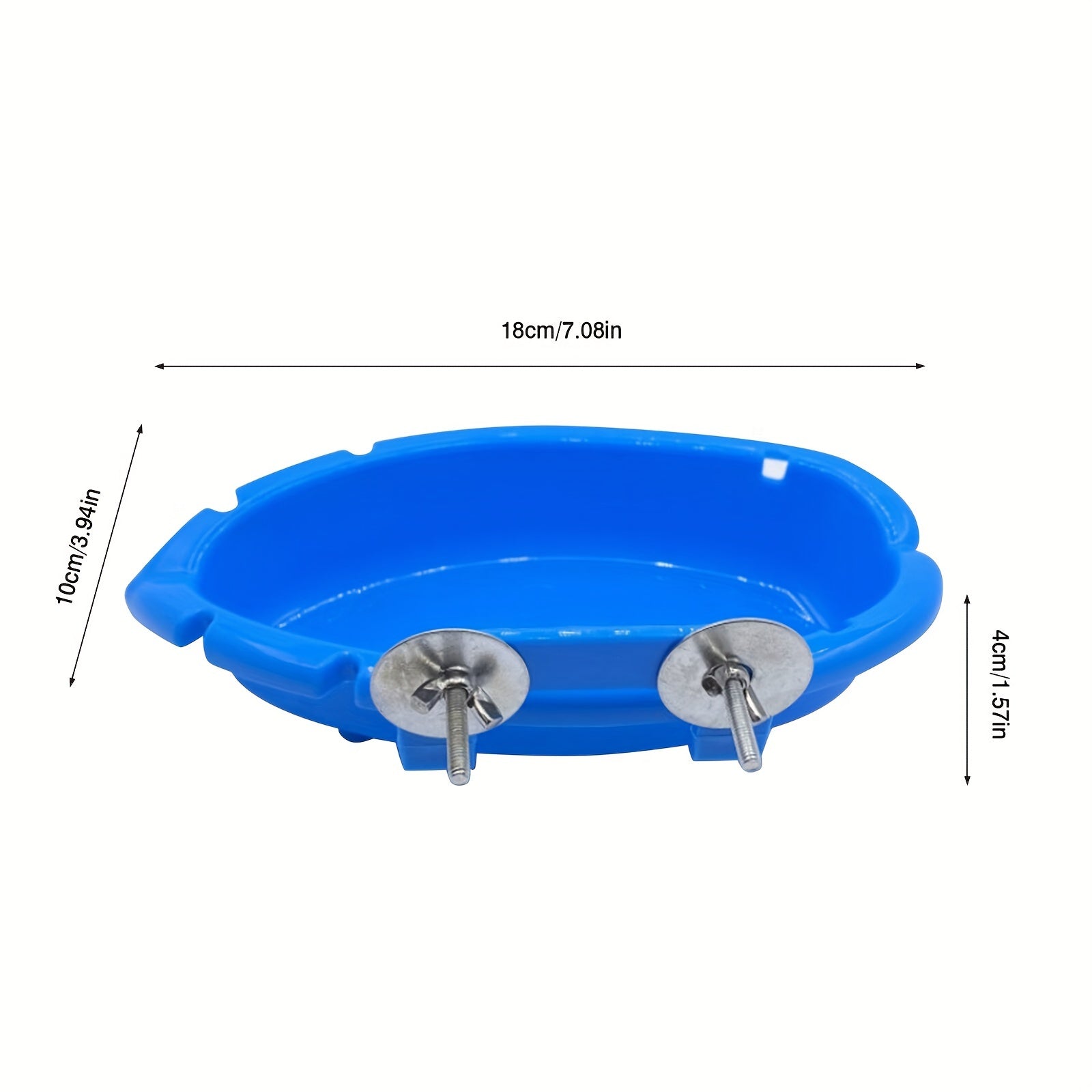 Bird Feeding Water Bath Hanging Bowl Birdbath Toy