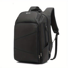 Anti Theft Durable Laptop Backpack USB Charging Port Water Resistant College Bag